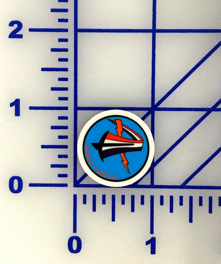Officially Licensed US Navy VT-27 Boomers Reflective Mini-Sticker