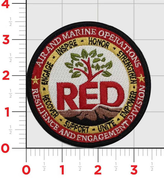 CBP Customs and Border Protection RED Resilience and Engagement Division Patch