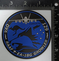 Official VAQ-129 Vikings Australian Det Convicts PVC Patch