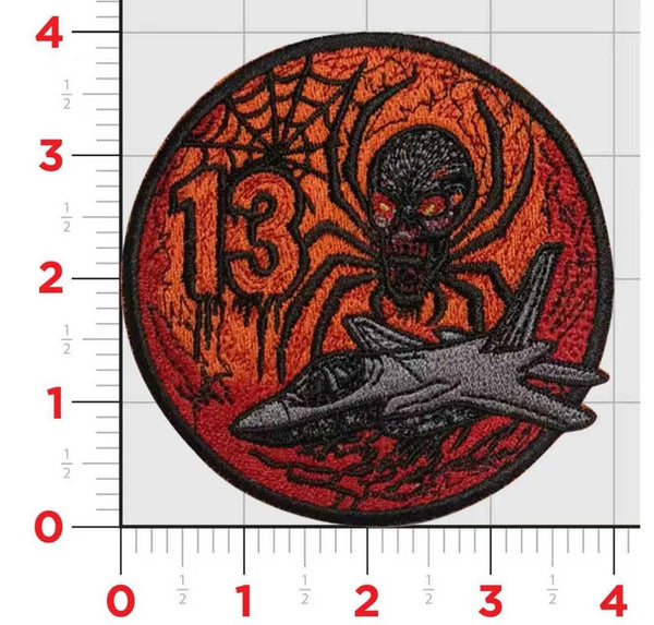 Official MALS-13 Black Widows Halloween F-13 Patch
