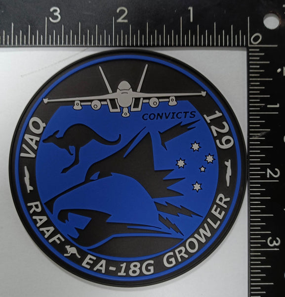 Official VAQ-129 Vikings Australian Det Convicts PVC Patch