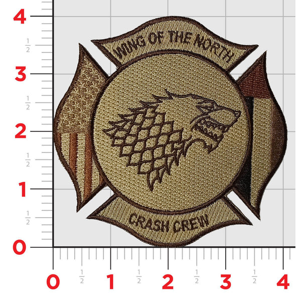 Official MWSS-471 Wing of the North Crash Crew Patch