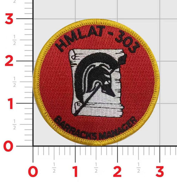 Official HMLAT-303 Atlas Barracks Manager Shoulder Patch