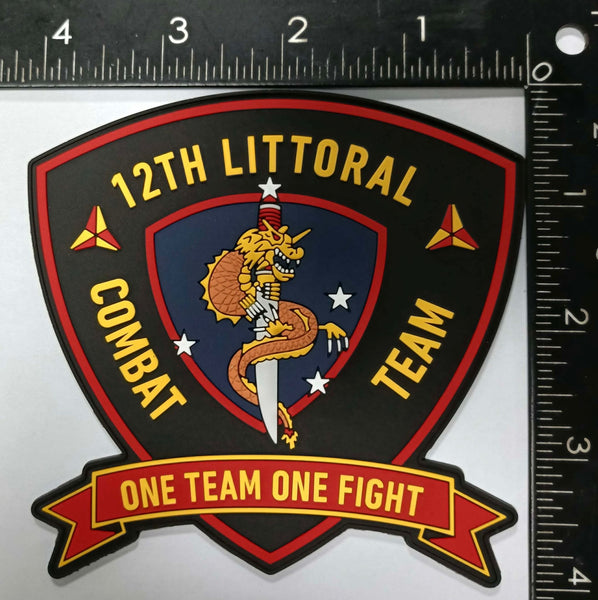 Officially Licensed USMC 12th Littoral Combat Team PVC Patch