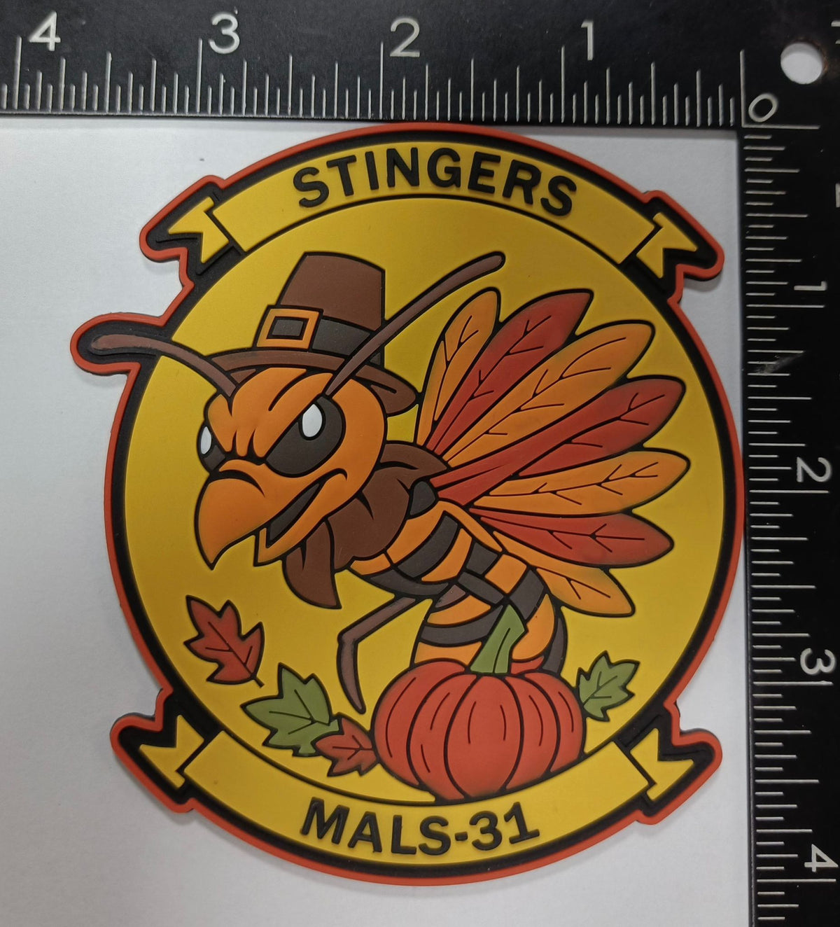 Official MALS-31 Stingers Thanksgiving PVC Patch
