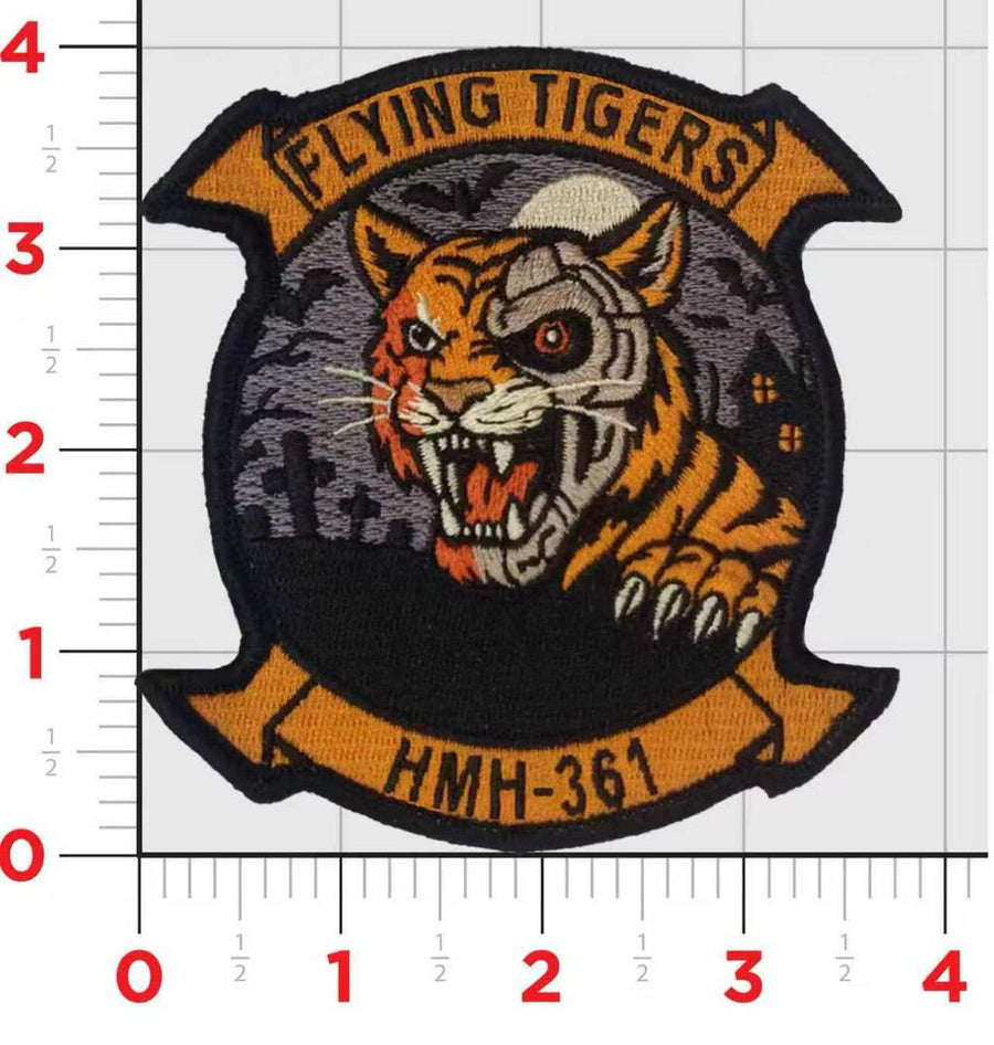 Official HMH-361 Flying Tigers Halloween Patch