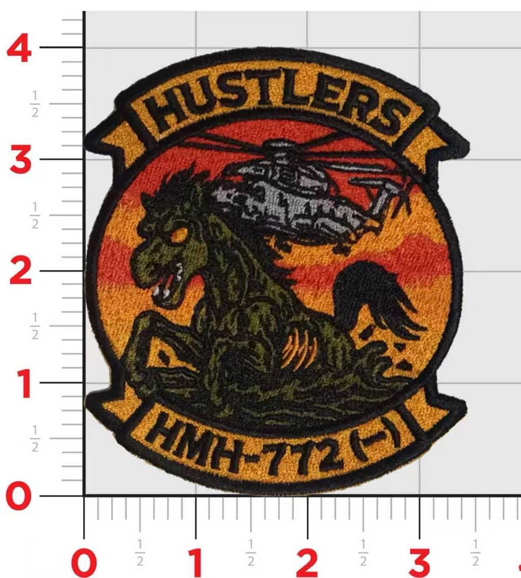 Official HMH-772 Hustlers Halloween Patch