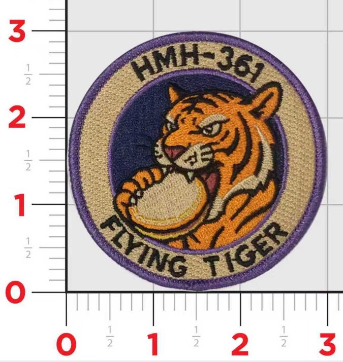 Official HMH-361 Flying Tigers Uncrustables Shoulder Patch