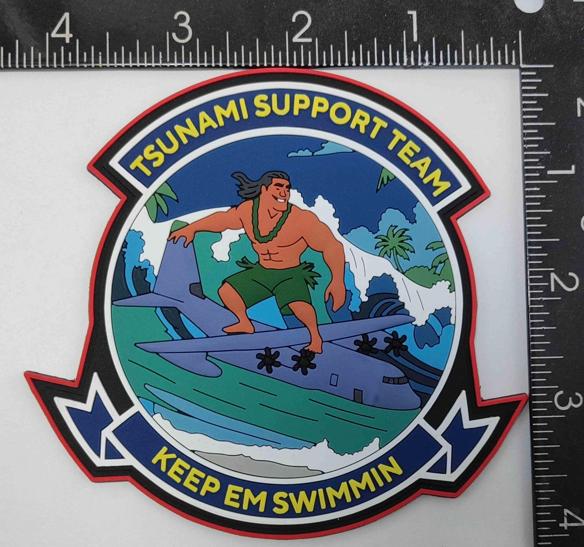 Official VMGR-153 Hercules Tsunami Support Team PVC Patch