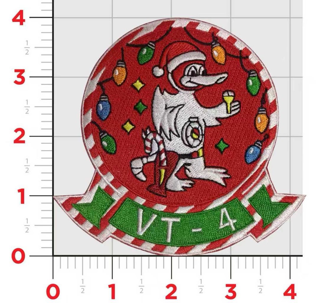 Official VT-4 Warbucks Christmas Patch