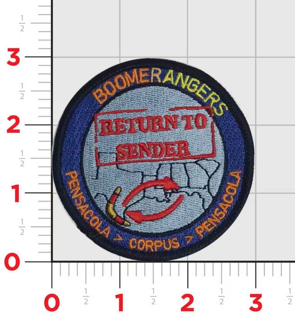 VT-27 Boomrangers Return to Sender Patch