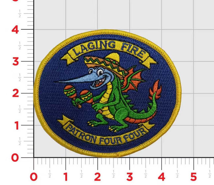 Official VP-44 Marlins and Skinny Dragons Laging Fire Combo Patch