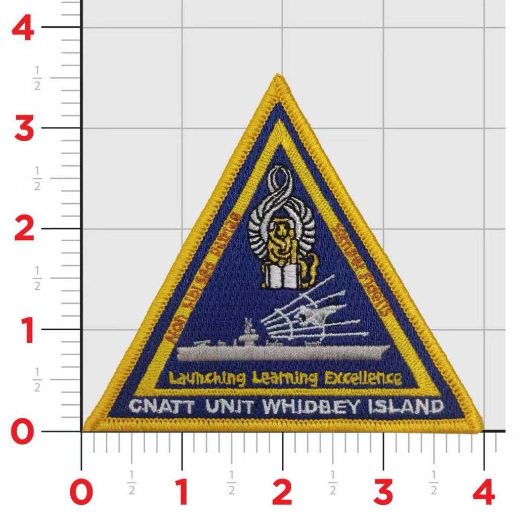 Officially Licensed US Navy CNATT Unit Whidbey Island Patch
