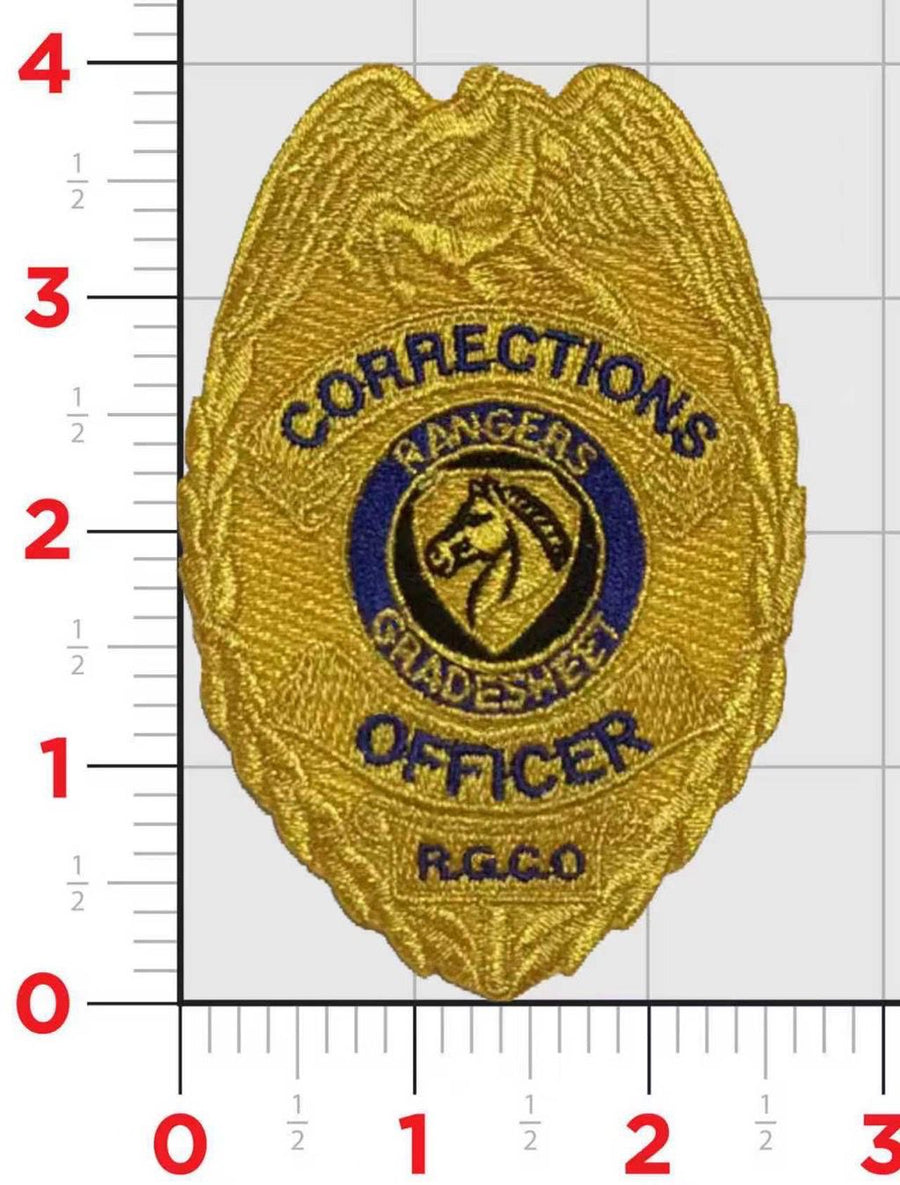 VT-28 Grade Sheet Corrections Officer Badge Patch