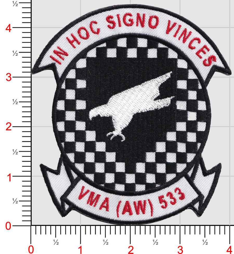 Officially Licensed USMC VMA(AW)-533 Hawks Squadron Patch