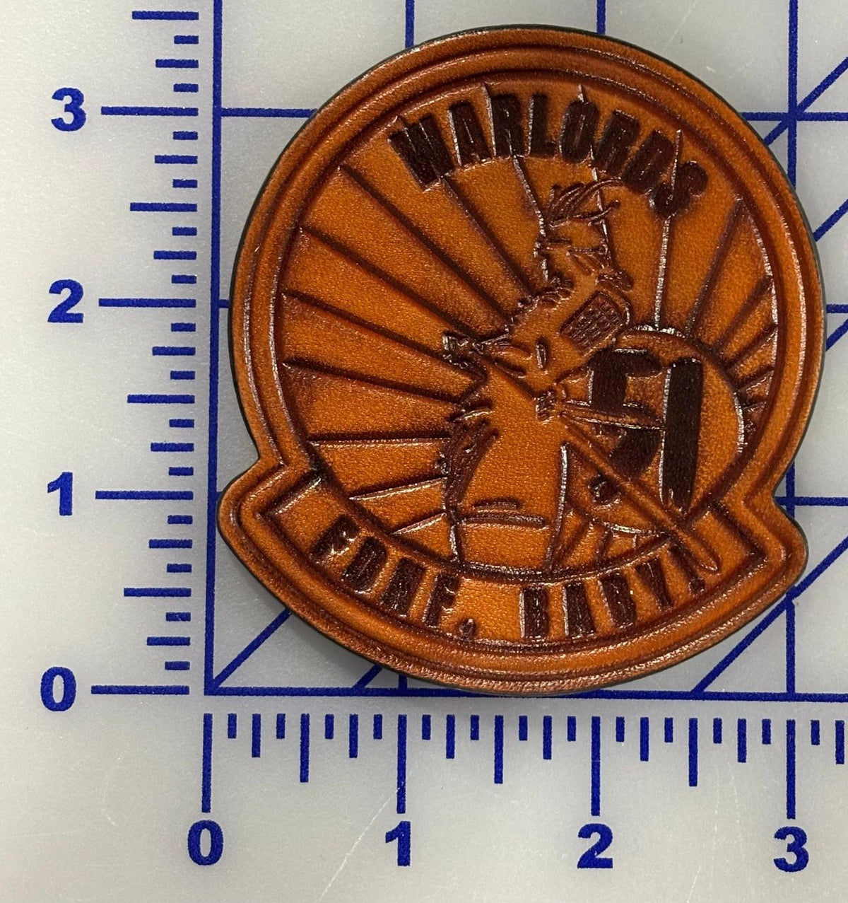 Official HSM-51 Warlords FDNF Leather Shoulder Patches