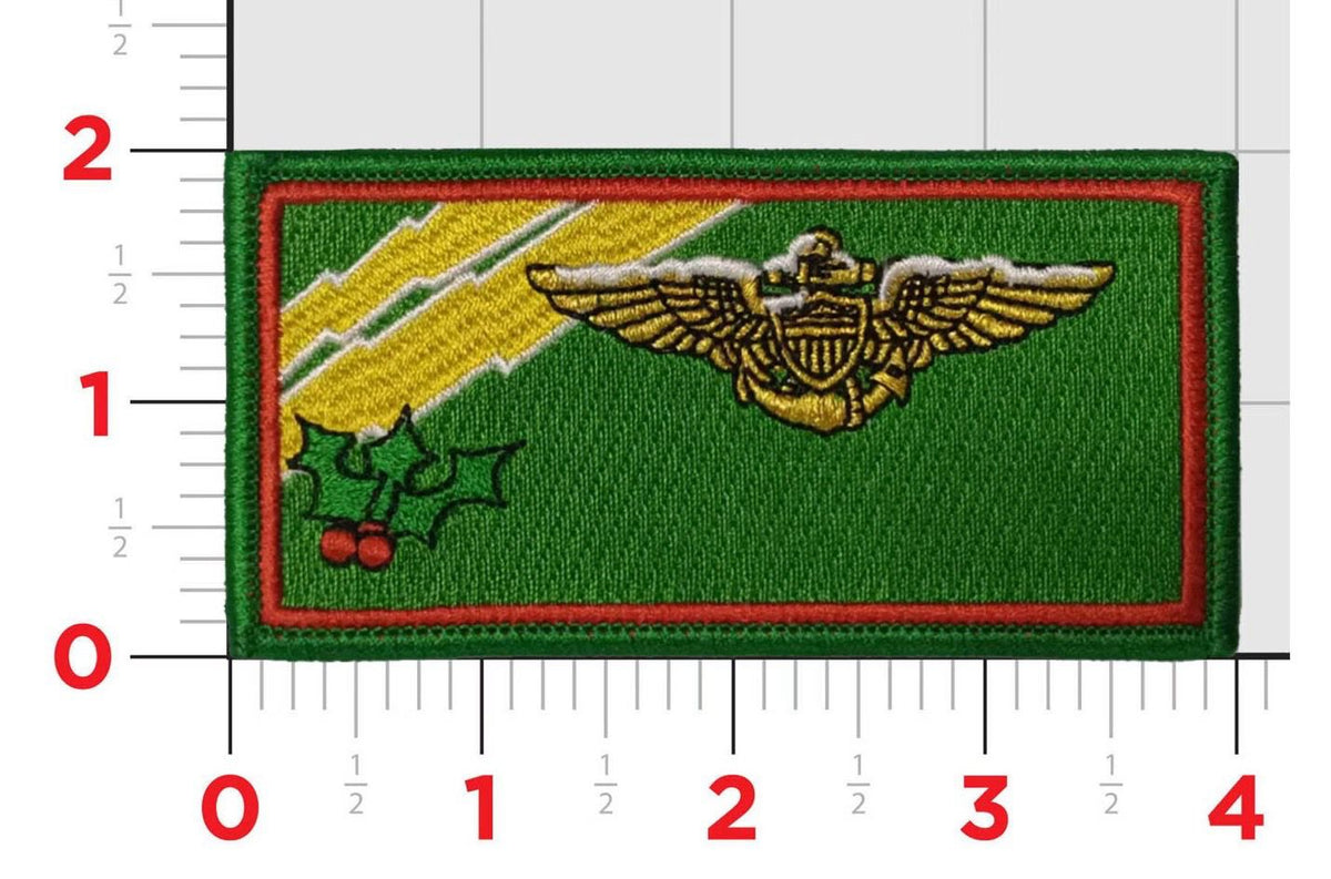 Official HSC-21 Blackjacks Christmas Patch and Name Tags