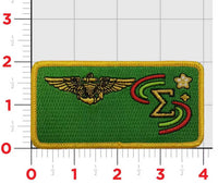 Official US Naval School of Aviation Safety Christmas Patch and Name Tags