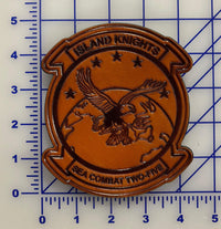 Officially Licensed US Navy HSC-25 Island Knights Leather Patch