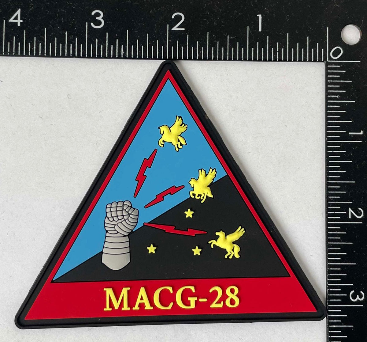 Officially Licensed USMC MACG-28 PVC Patch