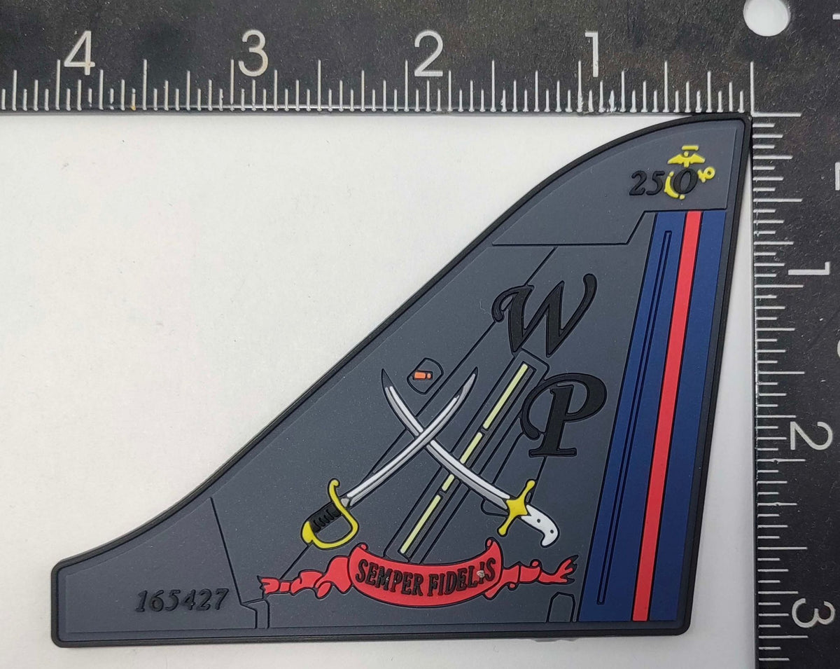 Officially Licensed USMC AV-8 Harrier 250th Anniversary Tail Flash Patch