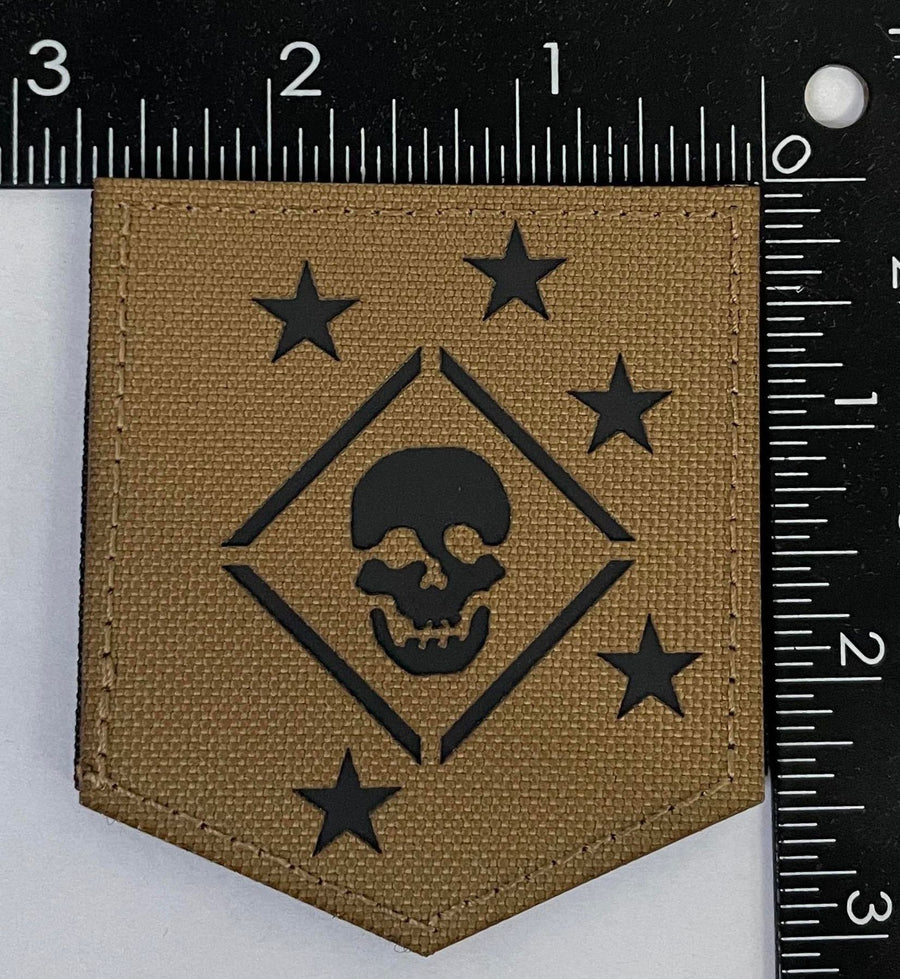 Officially Licensed USMC Raider Battalion IR Coyote Patch