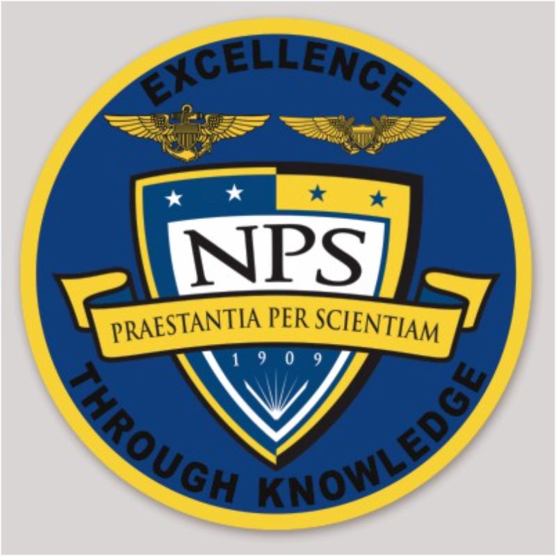 Officially Licensed US Navy NPS Naval Post Graduate School Sticker