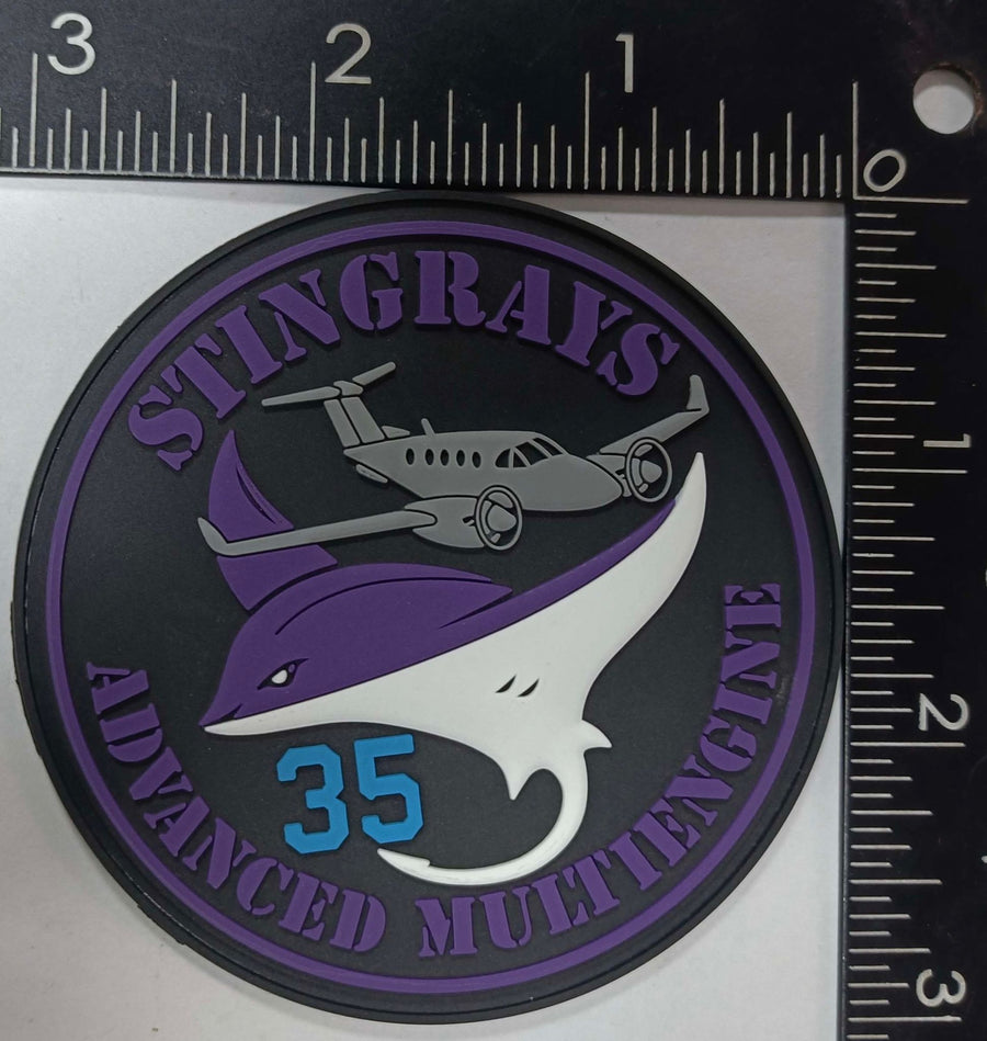 Official VT-35 Stingrays T-54 PVC Shoulder Patch