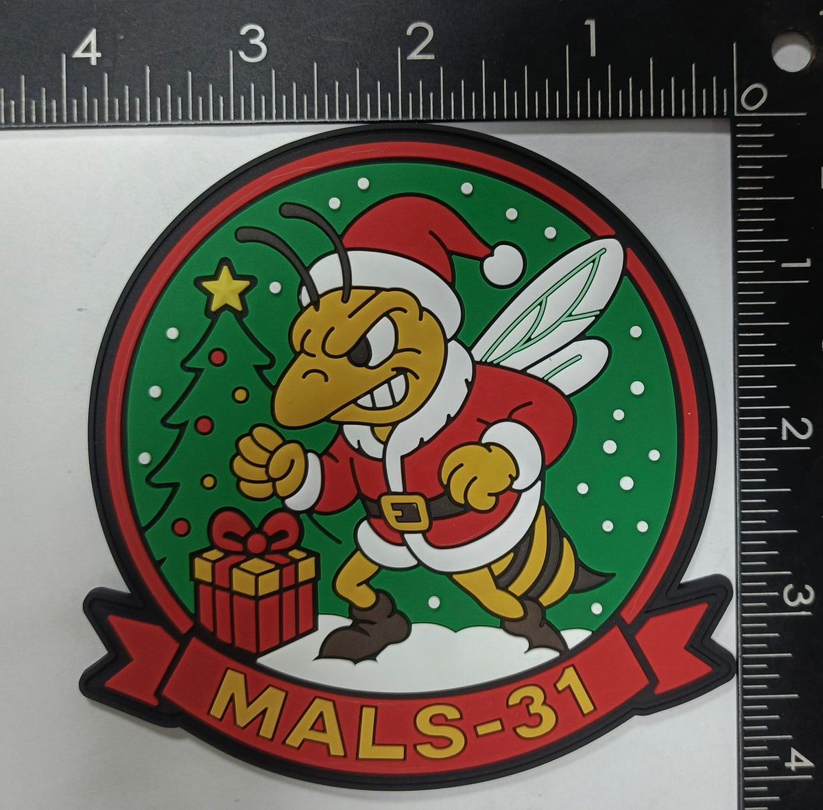 Official MALS-31 Stingers Christmas PVC Patch