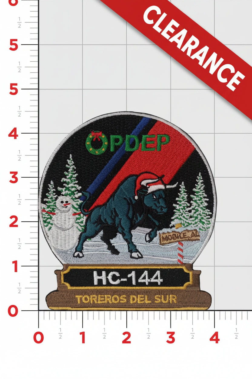 US Coast Guard OPDET HC-144 Christmas Patch