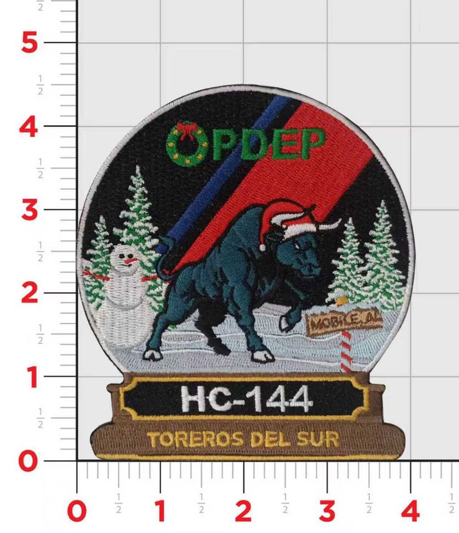 US Coast Guard OPDET HC-144 Christmas Patch