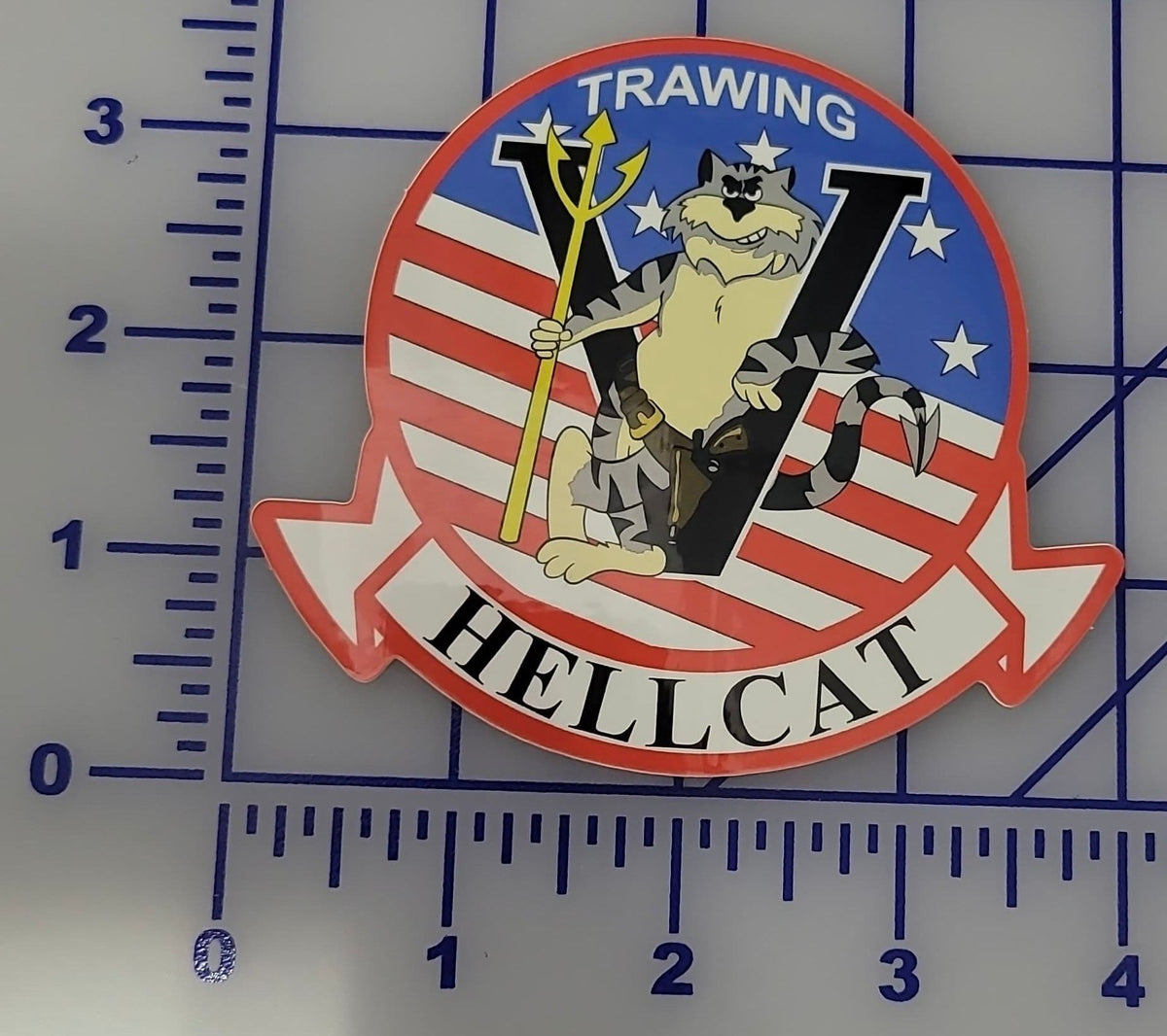 Officially Licensed US Navy TRAWING 5 Training Wing Five Project Hellcat Sticker