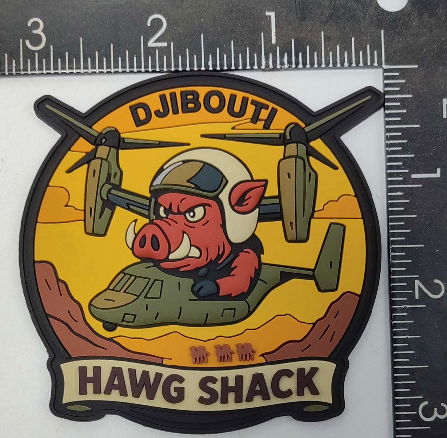 Djibouti Hawg Shack V-22 PVC Patch