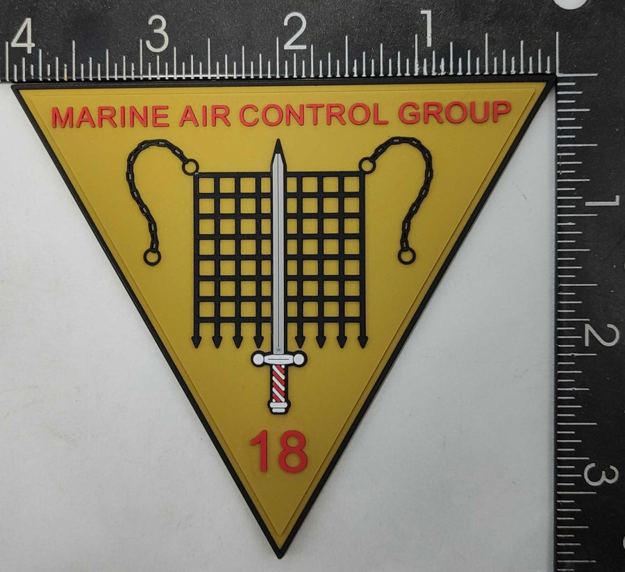 Officially Licensed USMC MACG-18 PVC Patch