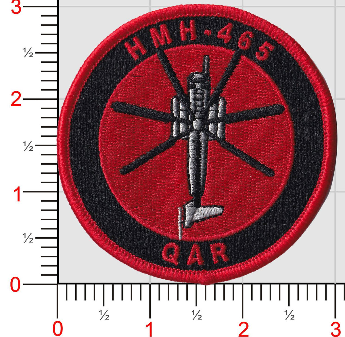 Official HMH-465 Warhorse CH-53 Flightline Qual Patches