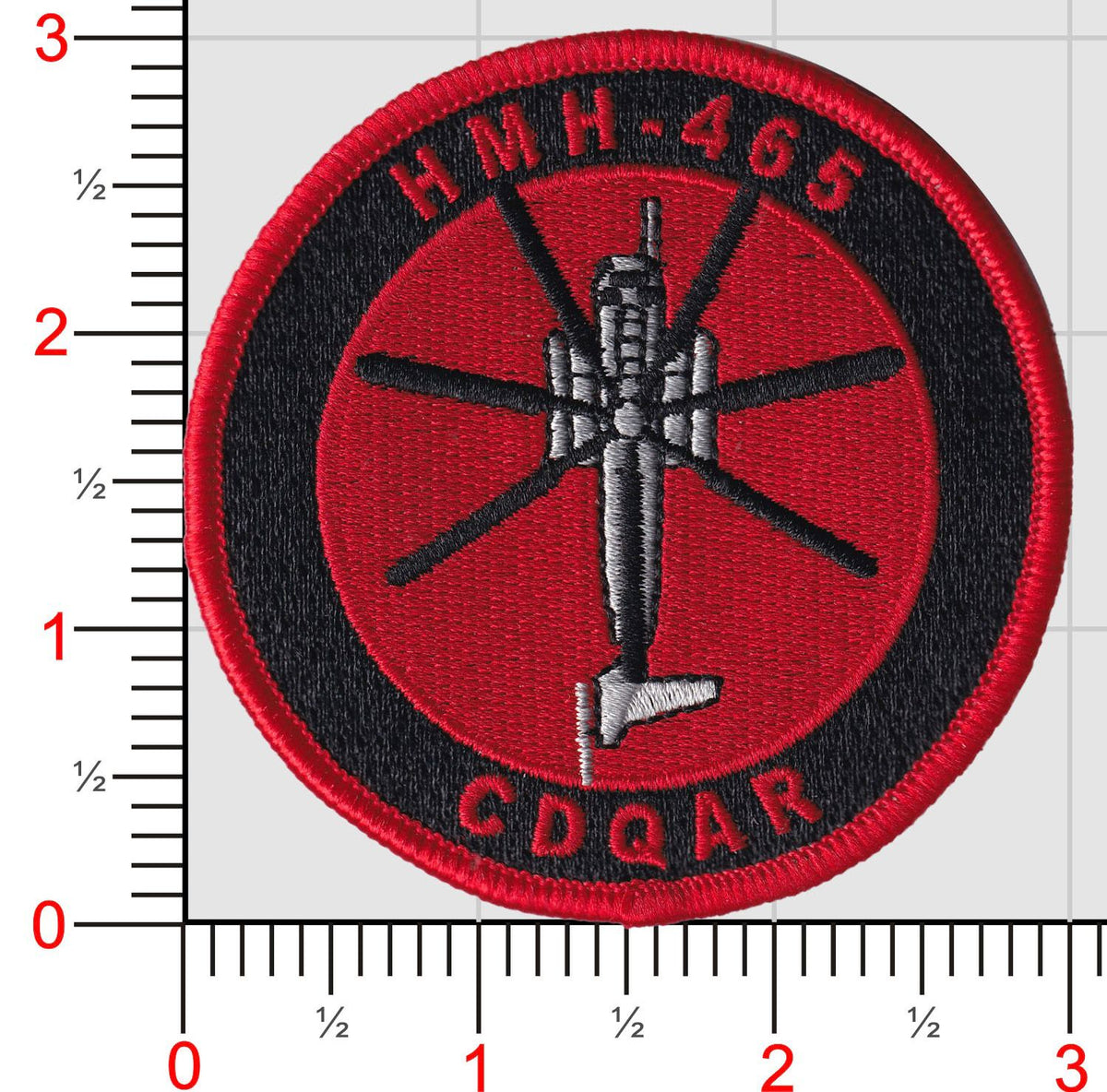 Official HMH-465 Warhorse CH-53 Flightline Qual Patches