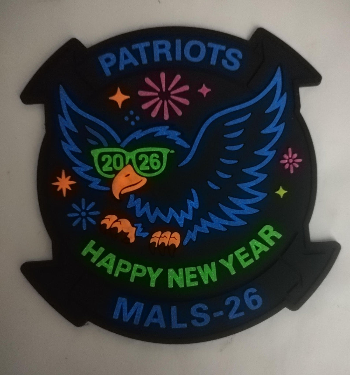 Official MALS-26 Patriots New Year 2026 PVC Patch