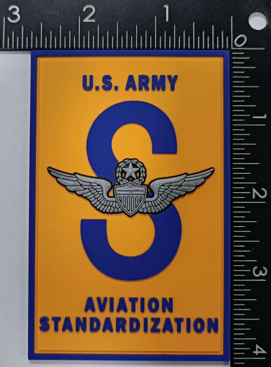 Official US Army Aviation Standardization PVC Patch