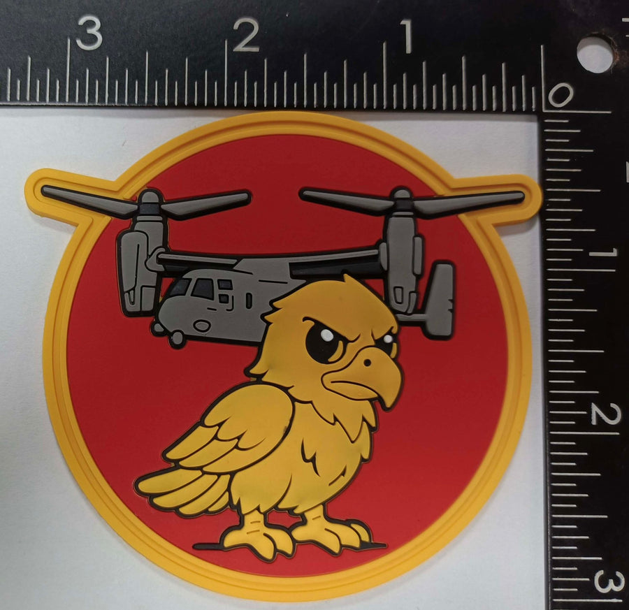 Official VMM-162 Golden Eagles Baby Eagle Shoulder PVC Patch