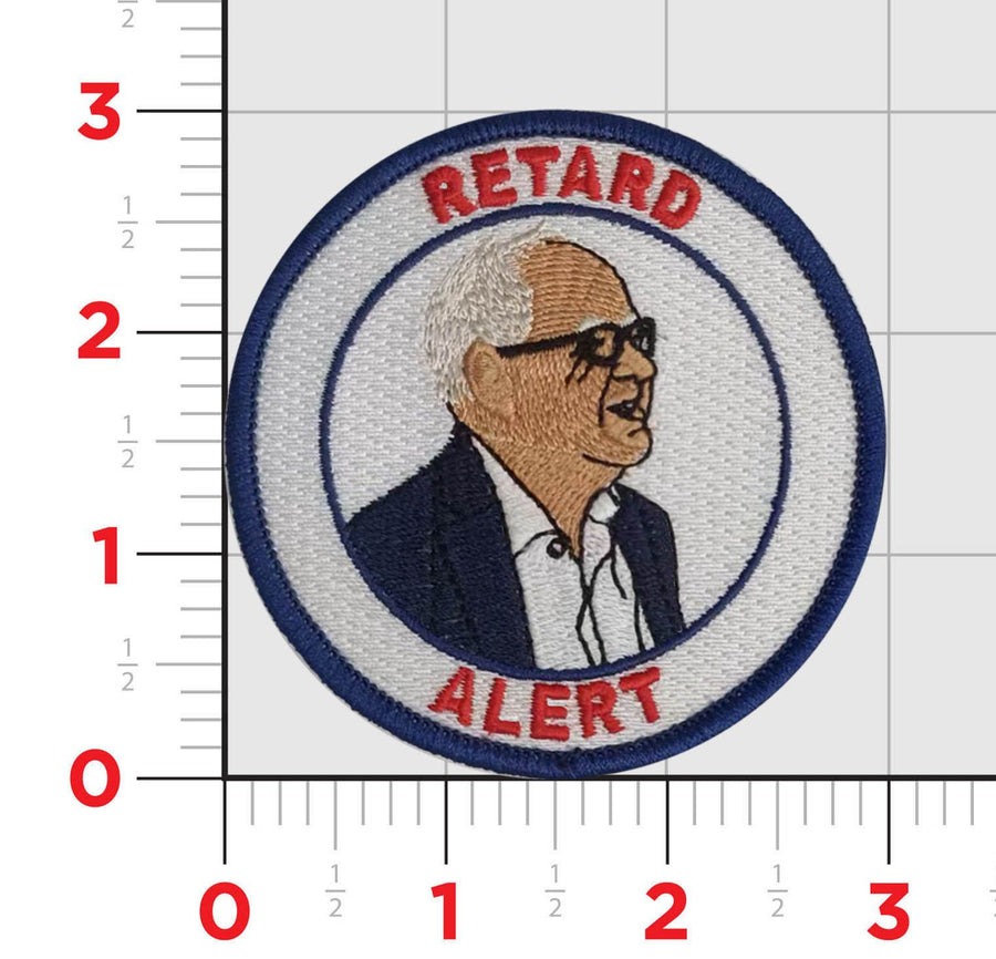 Tim Walz Retard Alert Patch (W)