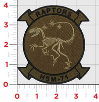 Officially Licensed US Navy HSM-71 Raptors Throwback Patches and Name Tags