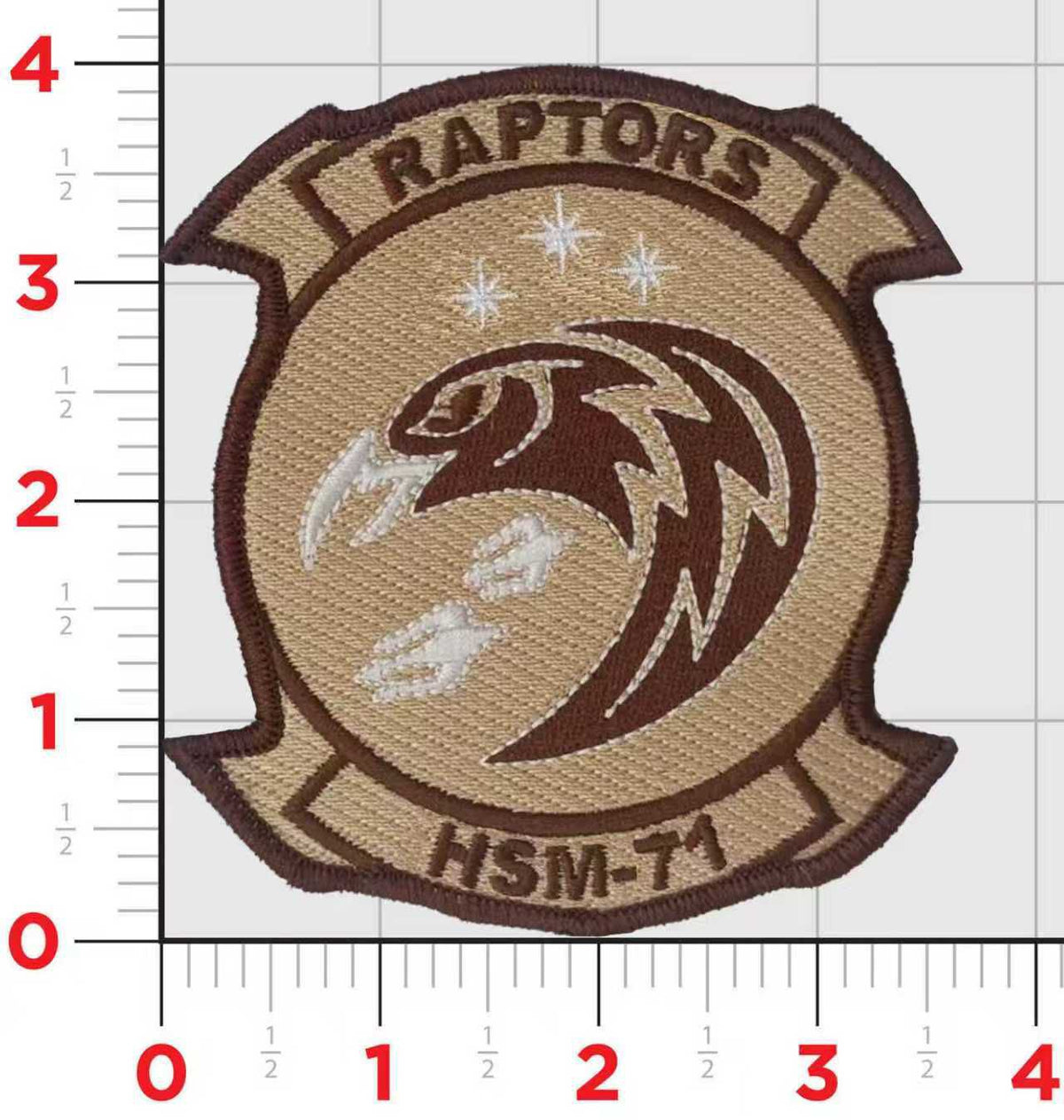Officially Licensed US Navy HSM-71 Raptors Command patches