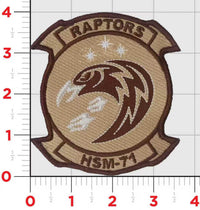 Officially Licensed US Navy HSM-71 Raptors Command patches