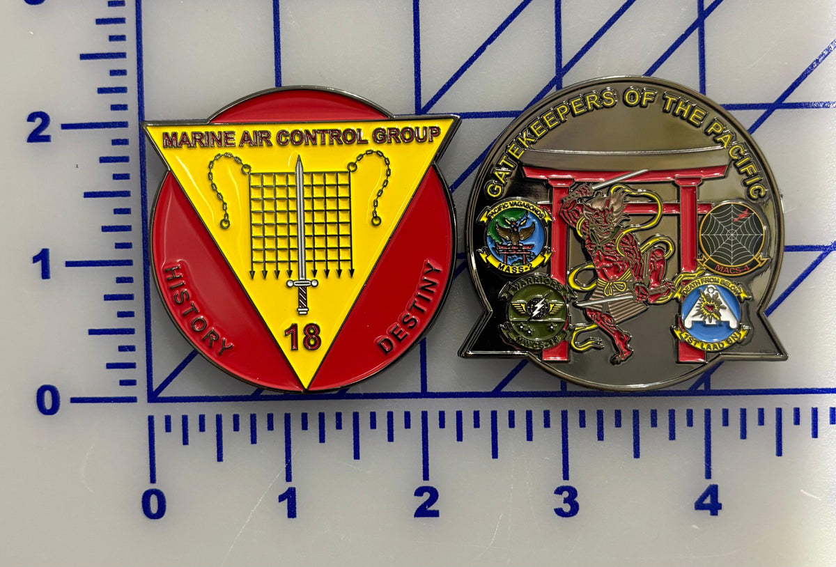 Officially Licensed USMC Marine Air Control Group MACG-18 Coin