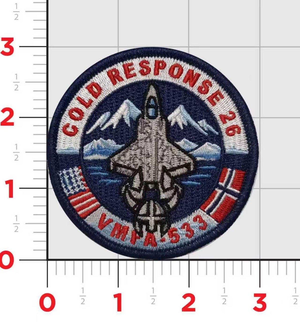 Official VMFA-533 Cold Response 2026 Shoulder Patch