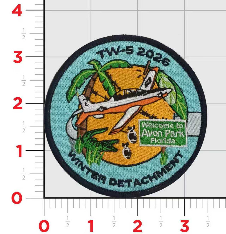 Official Training Wing 5 TW-5 Avon Park Winter Det Patch