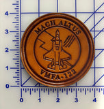 Official VMFA-122 Werewolves F-35B Leather Shoulder Patch