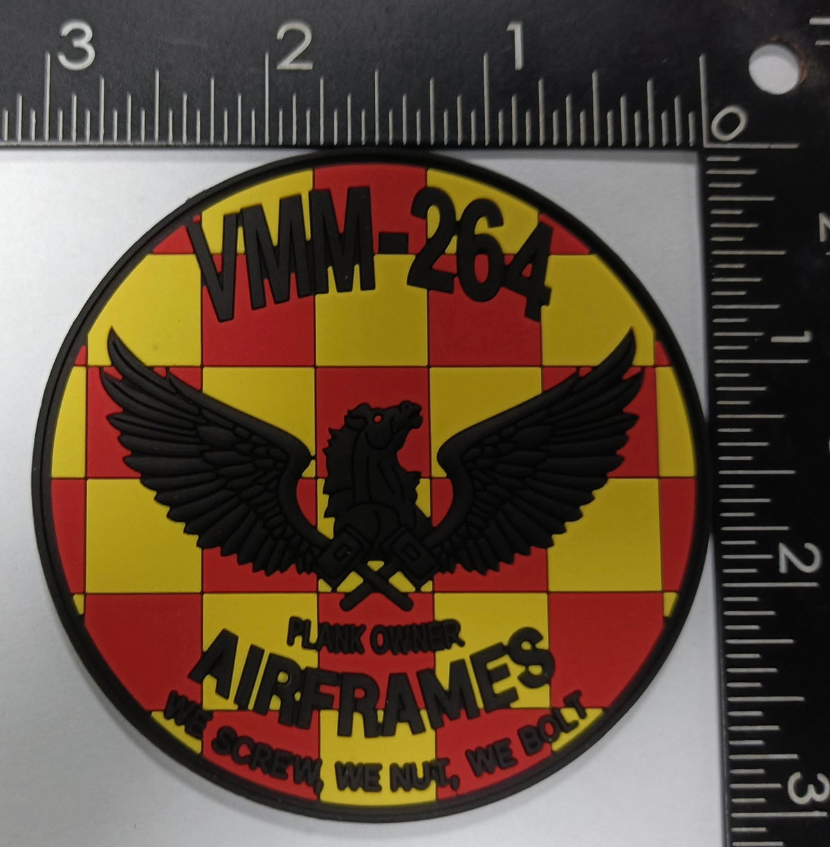 Official VMM-264 Airframes Plank Owner PVC Patch