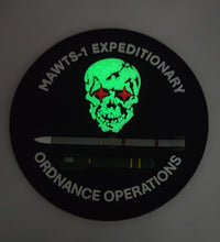 Official MAWTS-1 Expeditionary Ordnance PVC Glow Patch
