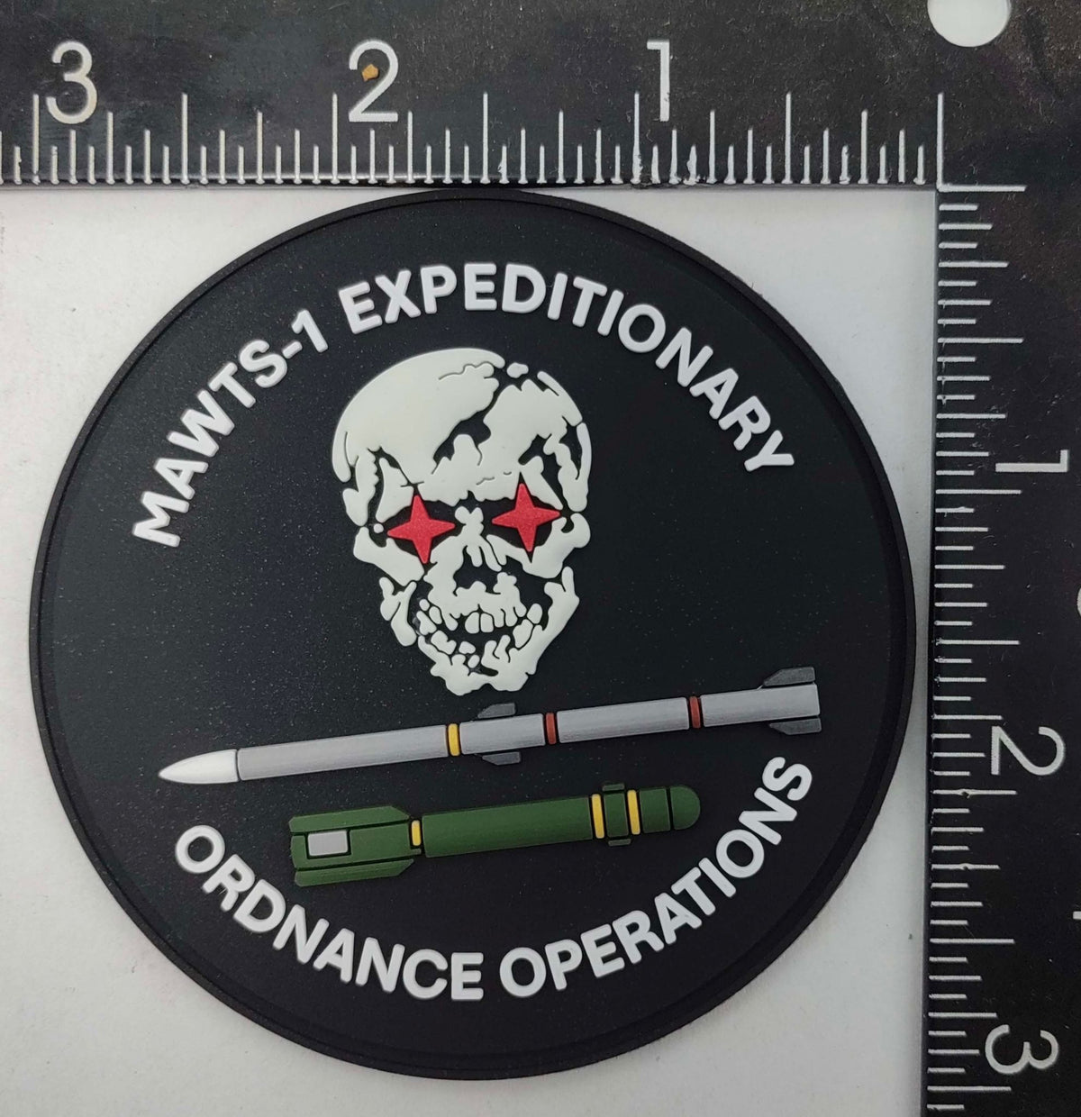 Official MAWTS-1 Expeditionary Ordnance PVC Glow Patch